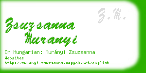 zsuzsanna muranyi business card