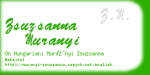 zsuzsanna muranyi business card